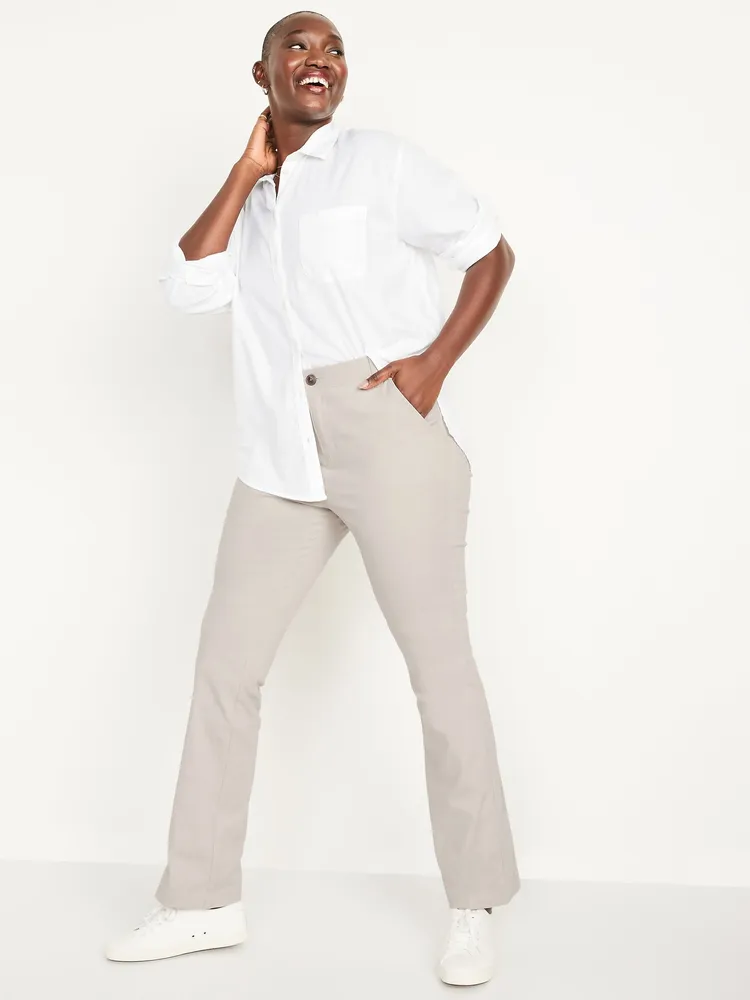 Old Navy Extra High-Waisted PowerChill Slim Boot-Cut Pants