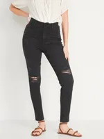 FitsYou 3-Sizes-in-1 Extra High-Waisted Black Flare Jeans for Women