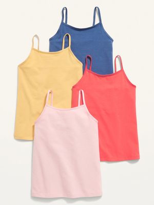 4-Pack Fitted Cami Tops for Toddler Girls