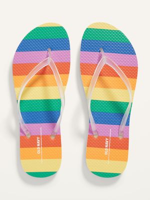 Patterned Flip-Flop Sandals for Women