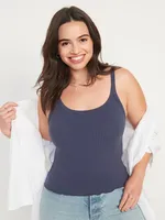 Fitted Ribbed Tank Top