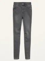 Old Navy Higher High-Waisted Rockstar 360° Stretch Gray-Wash Super Skinny  Jeans for Women