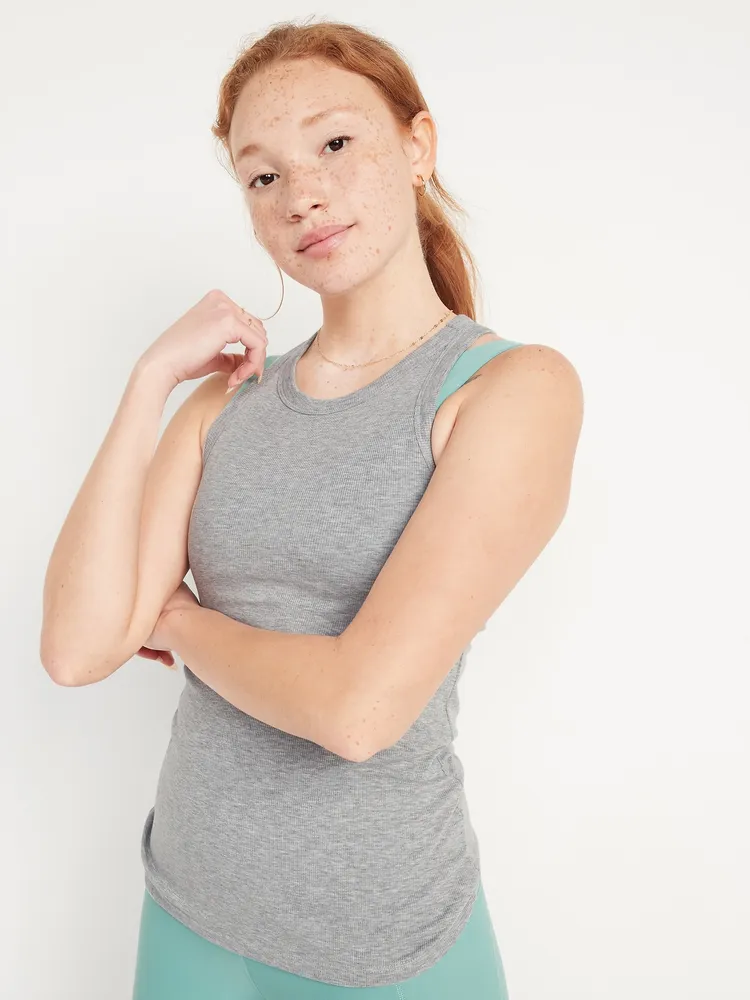 UltraLite Rib-Knit Racerback Tank Top