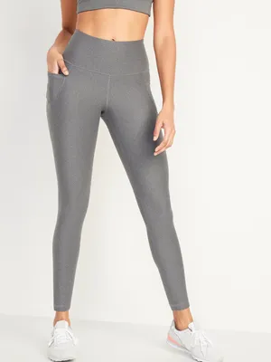 Old Navy High-Waisted Velour Ankle Leggings For Women