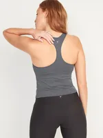 PowerSoft Racerback Crop Tank Top
