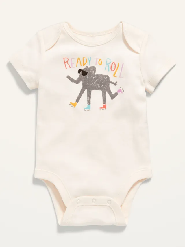 Old Navy Unisex Short-Sleeve Graphic Bodysuit for Baby