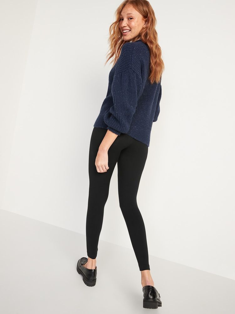 High-Waisted Jersey Leggings For Women