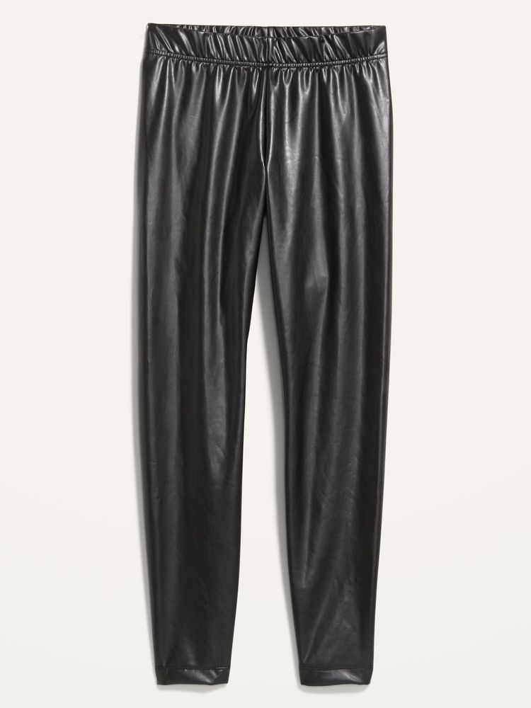 Old Navy High-Waisted Faux-Leather Leggings for Women