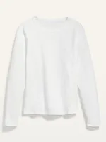 EveryWear Slub-Knit Long-Sleeved T-Shirt for Women