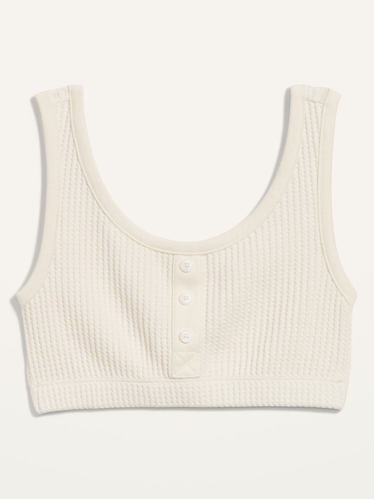 Old Navy Waffle-Knit Pajama Cami Bralette Top for Women