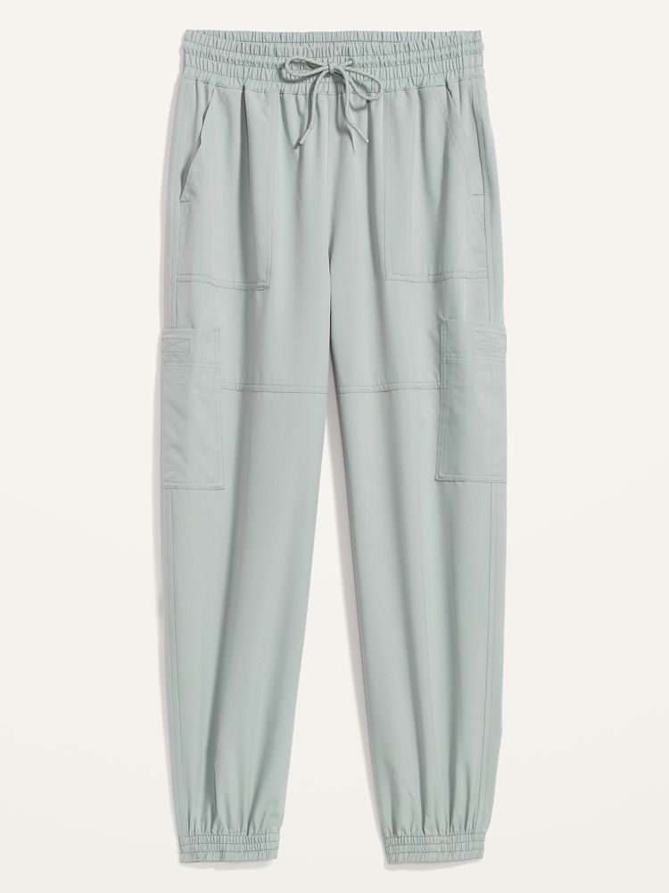 Extra High-Waisted StretchTech Cargo Jogger Pants