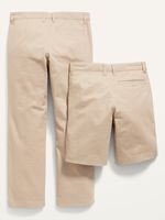 Straight Uniform Pants & Shorts Knee Length 2-Pack for Boys