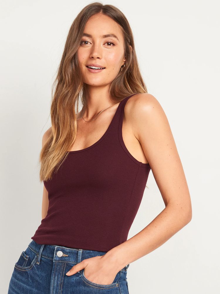 Rib-Knit First Layer Tank Top