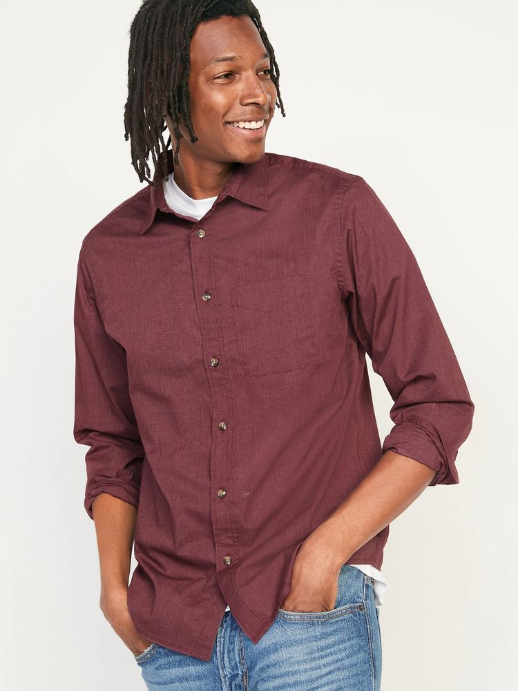 Regular-Fit Built-In Flex Everyday Shirt