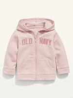 Logo Zip-Front Hoodie for Baby