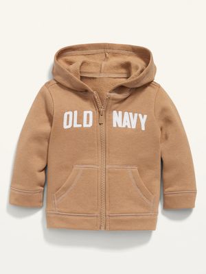 Unisex Logo Zip-Front Hoodie for Baby