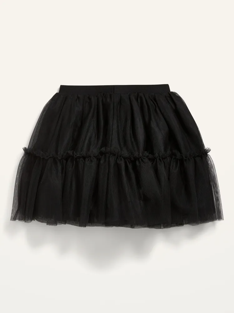 Ruffle-Tiered Tulle Tutu Skirt for Toddler Girls