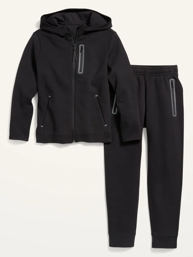 Fleece Graphic Hoodie and Sweatpants Set for Boys