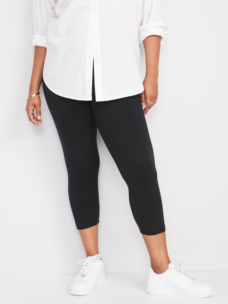 High-Waisted Crop Leggings