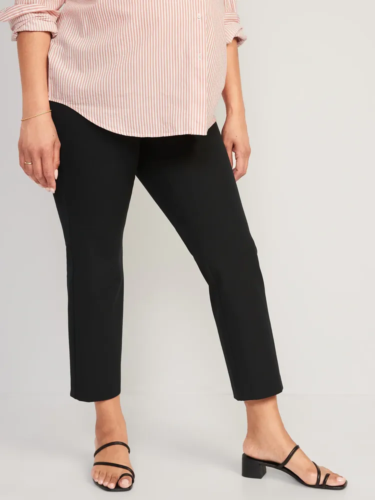 Curie Side Panel Slim Ankle Maternity Pant  A Pea In the Pod