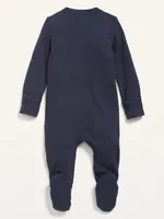 Unisex 2-Way-Zip Sleep & Play Footed One-Piece for Baby