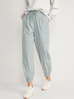 Extra High-Waisted StretchTech Cargo Jogger Pants