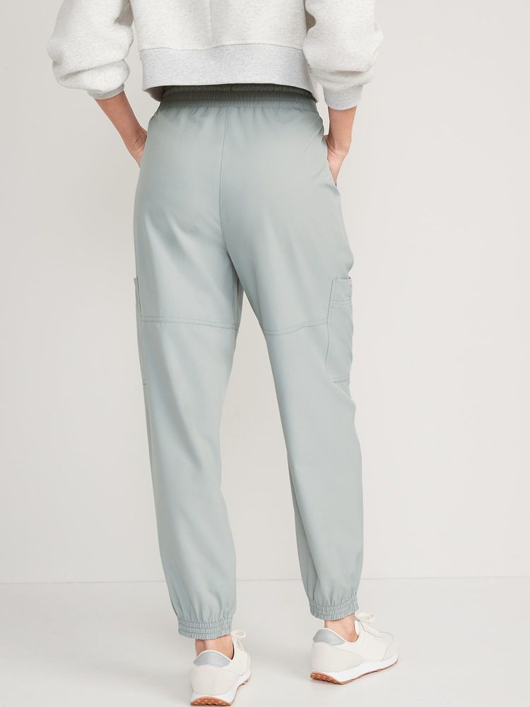 Extra High-Waisted StretchTech Cargo Jogger Pants