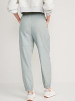 Extra High-Waisted StretchTech Cargo Jogger Pants