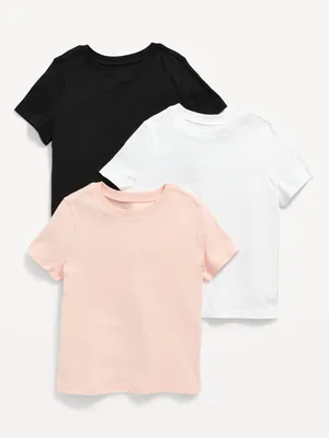 Unisex Solid T-Shirt 3-Pack for Toddler