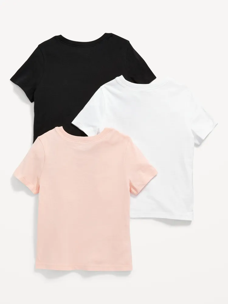 Unisex Solid T-Shirt 3-Pack for Toddler