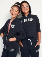 Gender-Neutral Logo Zip Hoodie for Kids