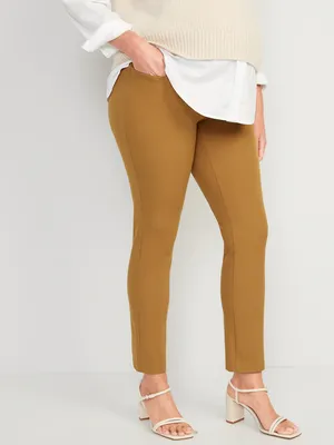 Pantalon de maternité Pixie à panneau intégral, longueur cheville