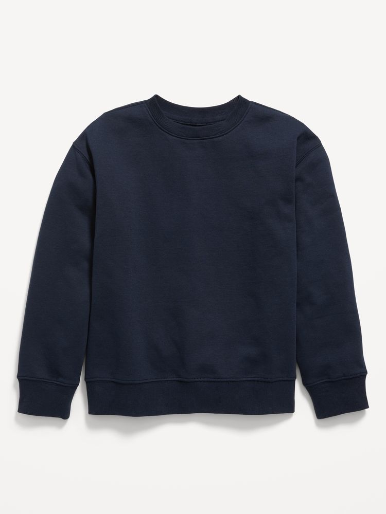 Gender-Neutral Crew-Neck Sweatshirt for Kids