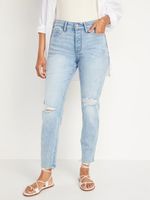 High-Waisted OG Straight Ankle Jeans