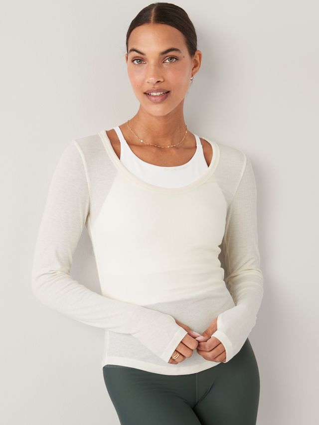 Old Navy UltraLite Long-Sleeve Rib-Knit Top for Women