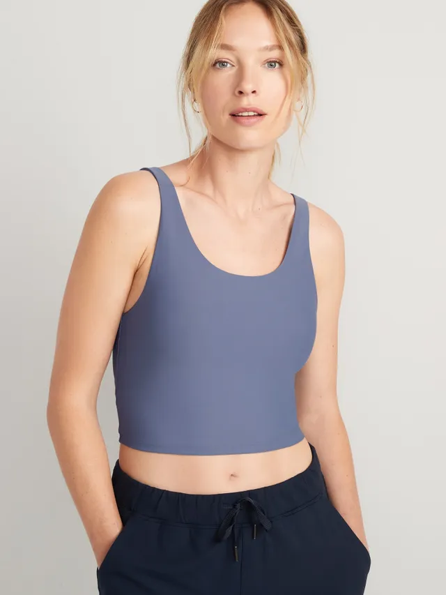PowerSoft Molded Cup Longline Sports Bra, Old Navy