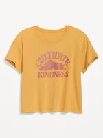 Sunday Sleep Cropped Lounge T-Shirt