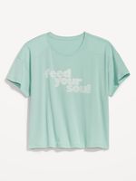 Sunday Sleep Cropped Lounge T-Shirt