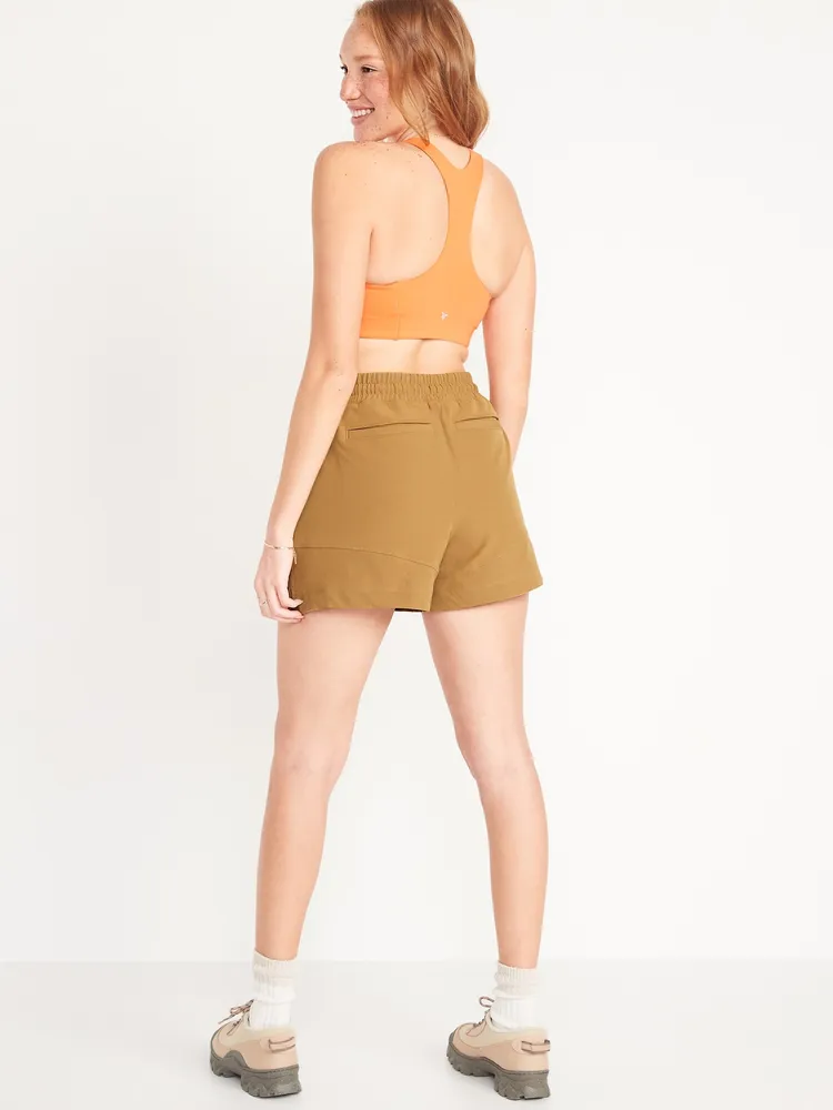Old Navy High-Waisted StretchTech Shorts for Women -- 4-inch inseam
