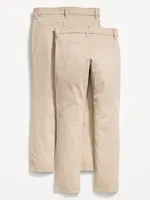 Uniform Straight Pants 2-Pack For Boys