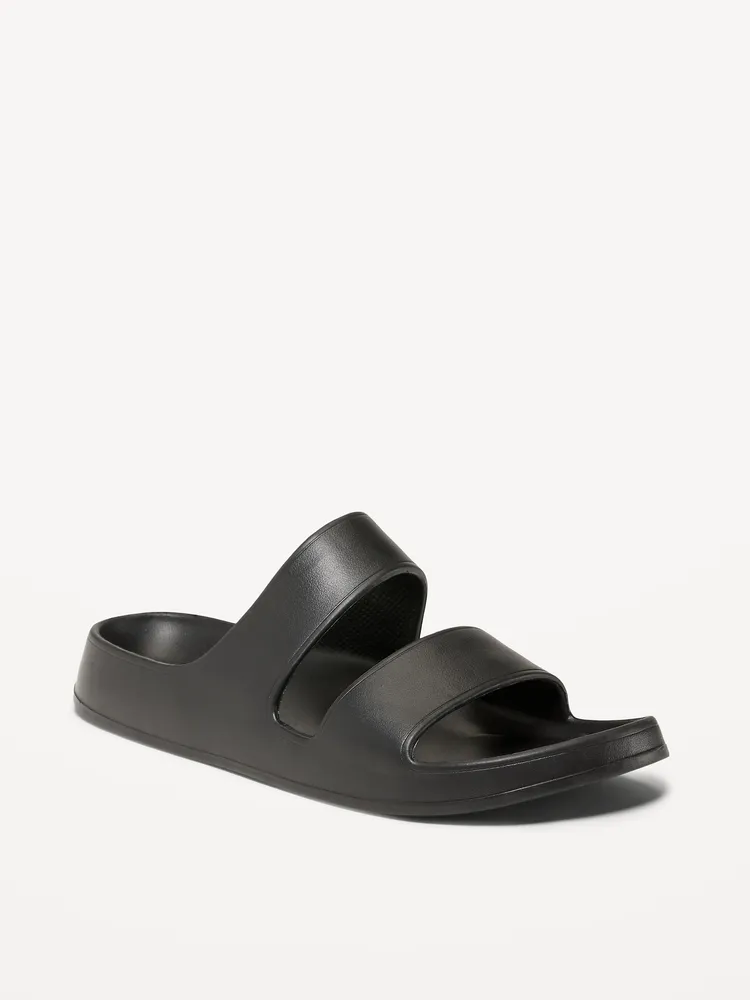 Double-Strap Slide Sandals