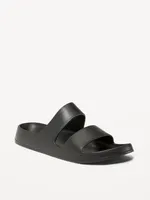 Double-Strap Slide Sandals