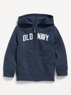 Unisex Logo-Graphic Full-Zip Hoodie for Toddler