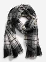 Plaid Flannel Scarf for Women