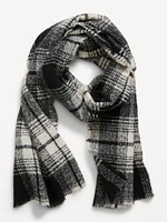 Plaid Flannel Scarf for Women