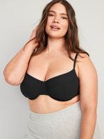 Mesh Underwire Balconette Bra