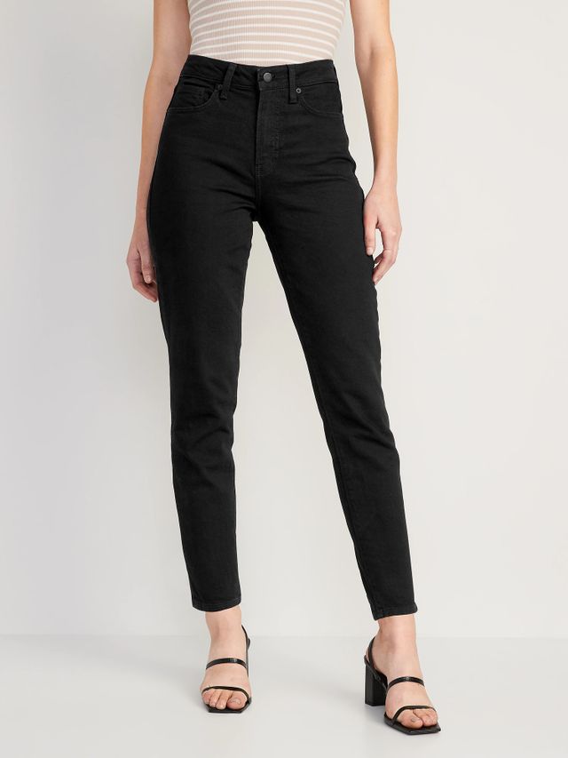 Extra High-Waisted Stevie Straight Taper Ankle Pants for Women, Old Navy  in 2023