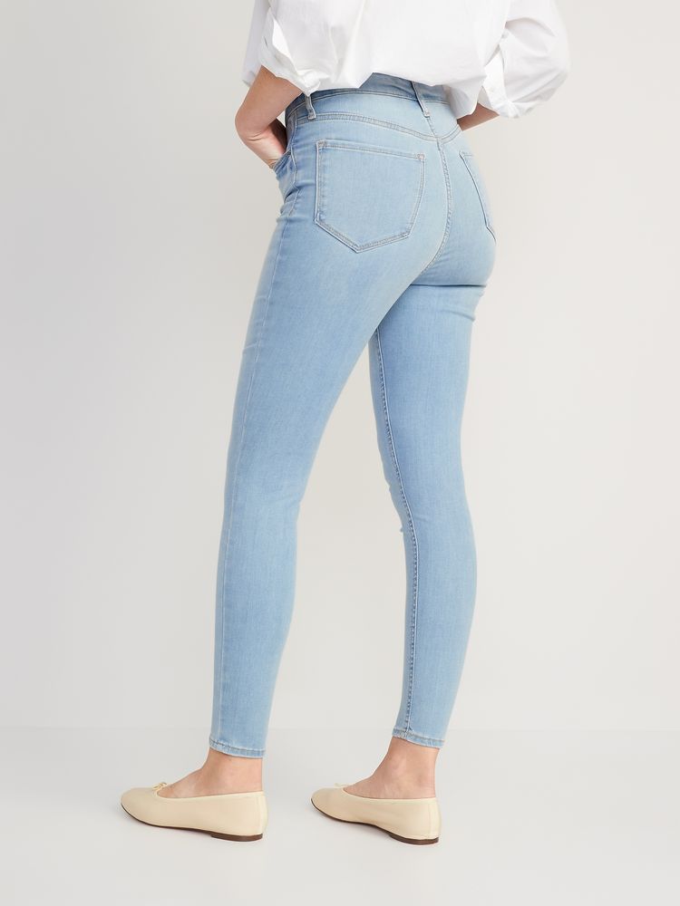 Old Navy FitsYou 3-Sizes-in-1 Extra High-Waisted Rockstar Super-Skinny  Ripped Jeans for Women
