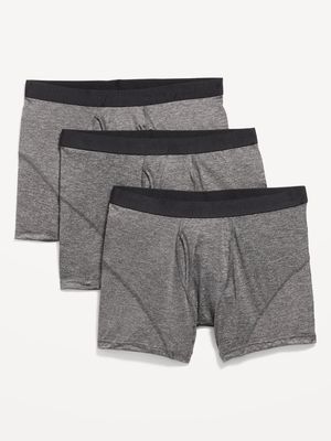 Go-Dry Cool Performance Boxer-Briefs Underwear 3-Pack -- 5-inch inseam