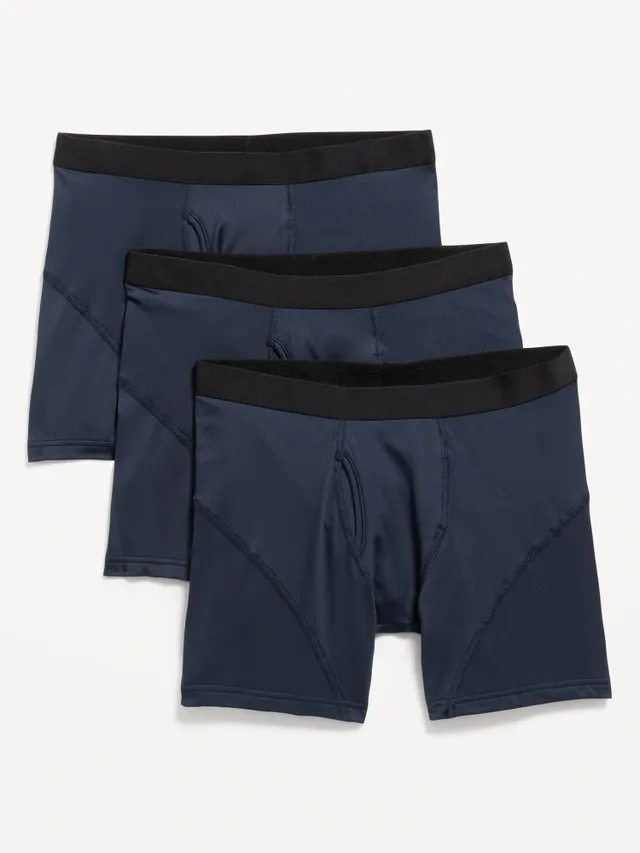 Soft-Washed Built-In Flex Boxer-Briefs Underwear 5-Pack -- 6.25-inch inseam